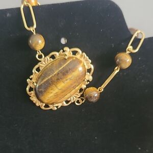 NWT YELLOW TIGERS EYE BRACELET